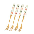 Dolly Rose 4 Piece Cake Fork Set