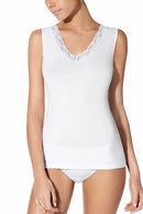 V-Neck Cotton T-Shirt - White