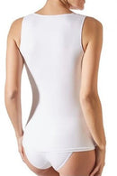 V-Neck Cotton T-Shirt - White