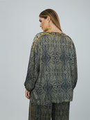 PAISLY SHIRT - Olive