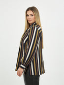 STRIPE SHIRT - Khaki