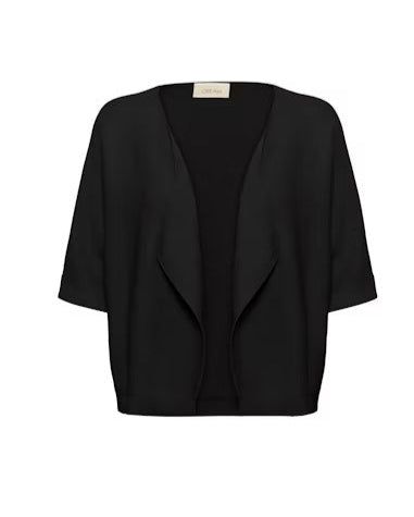 Sillar Knit Bolero - Pitch Black