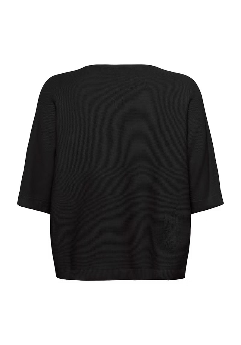 Sillar Knit Bolero - Pitch Black