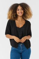 Sillar Knit Bolero - Pitch Black