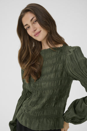 Henva Blouse - Rifle Green