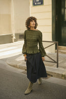 Henva Blouse - Rifle Green