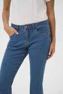 Lone Coco Fit Bootcut Jeans - Indigo Blue Denim