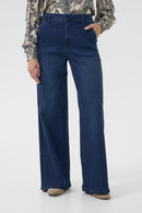 Visti Wide Trouser - Oakland Blue Denim