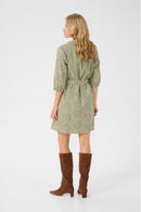 Delia Short Dress - Tea