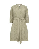 Delia Short Dress - Tea