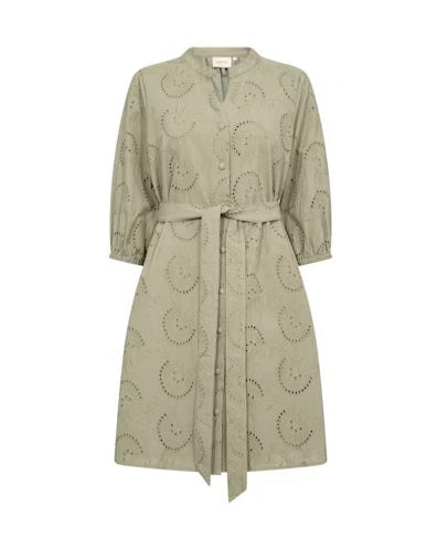 Delia Short Dress - Tea