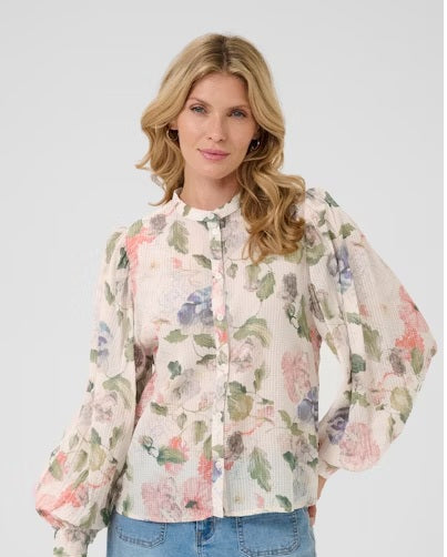 Hailey Shirt - Sepia Rose