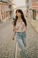 Hailey Shirt - Sepia Rose