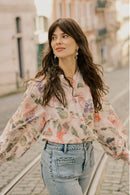 Hailey Shirt - Sepia Rose