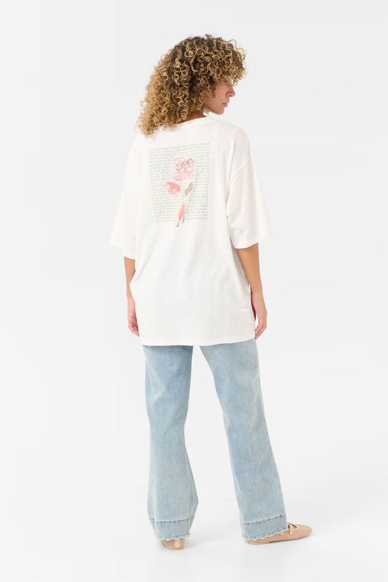 Siffa T-Shirt - Sepia Rose Flower
