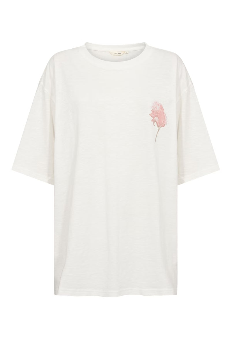 Siffa T-Shirt - Sepia Rose Flower