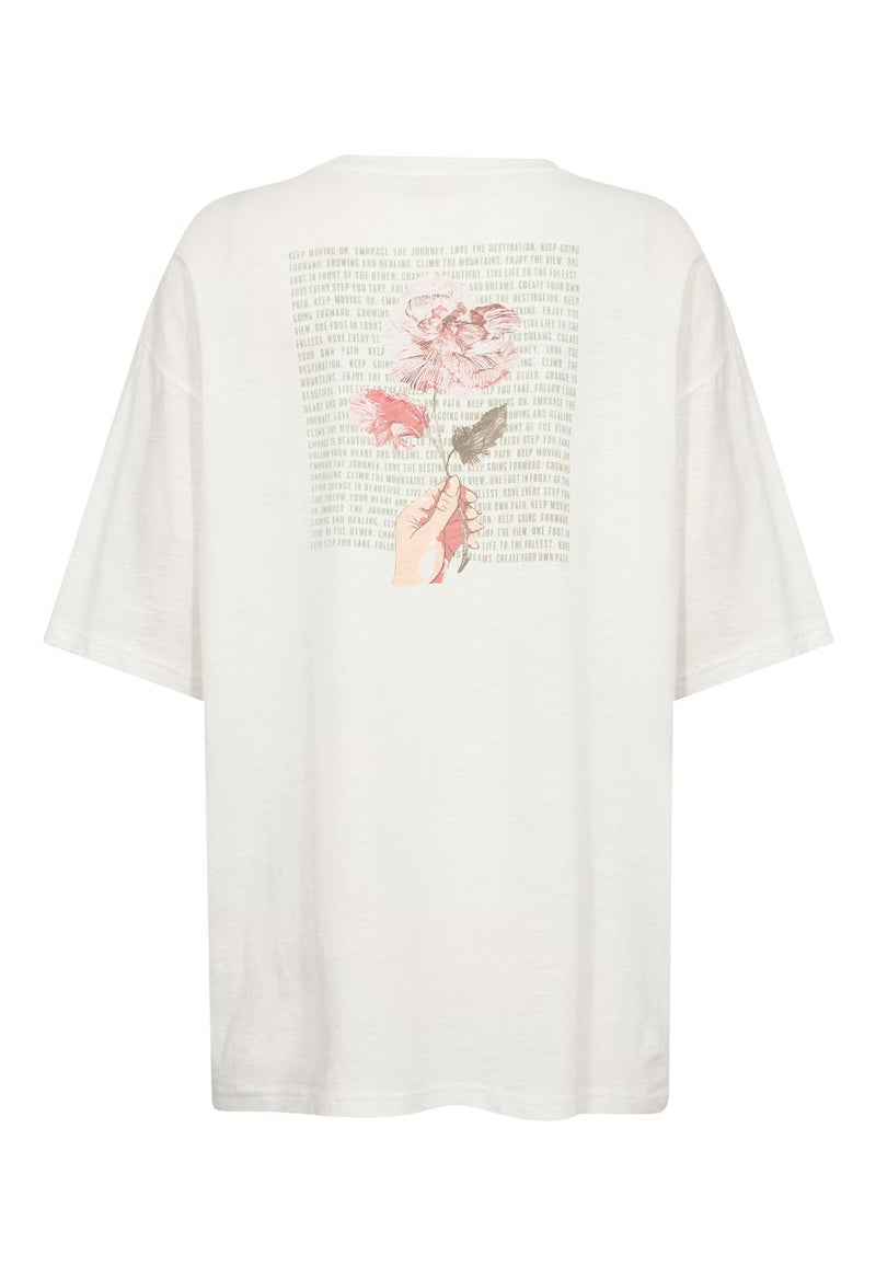 Siffa T-Shirt - Sepia Rose Flower
