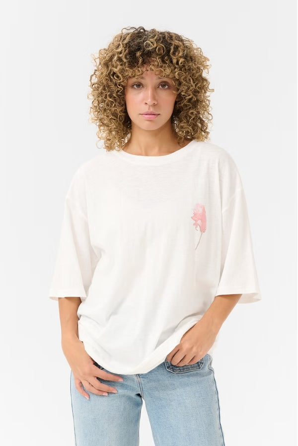 Siffa T-Shirt - Sepia Rose Flower