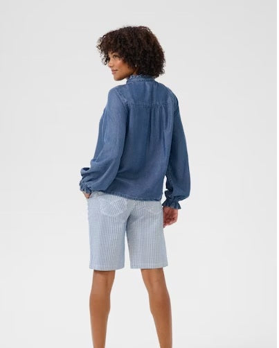 Molly Shirt - Medium Blue Denim