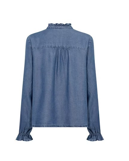 Molly Shirt - Medium Blue Denim