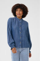 Molly Shirt - Medium Blue Denim