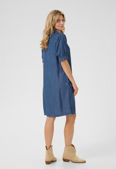 Molly Dress - Medium Blue Denim