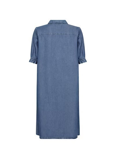 Molly Dress - Medium Blue Denim