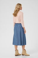 Molly Skirt - Medium Blue Denim