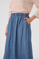 Molly Skirt - Medium Blue Denim