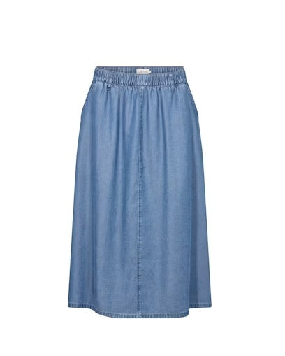 Molly Skirt - Medium Blue Denim