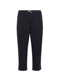 Berta Capri Twill Trouser - Navy Blazer