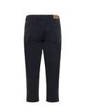Berta Capri Twill Trouser - Navy Blazer