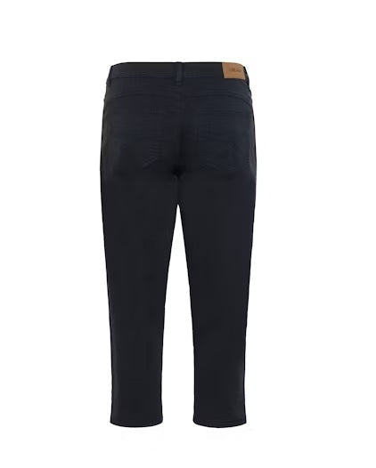 Berta Capri Twill Trouser - Navy Blazer