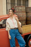 Jessica Long Sleeve Blouse - Birch