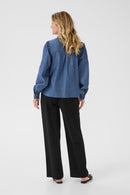 Tallie Denim Shirt - Taos Dark Blue Denim