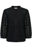 Kaspis Lace Shirt - Pitch Black