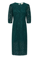 Ebana 3/4 Sleeve Dress - Sea Moss
