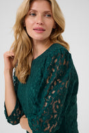 Ebana 3/4 Sleeve Dress - Sea Moss