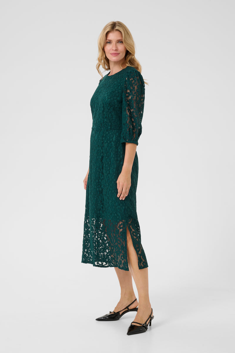 Ebana 3/4 Sleeve Dress - Sea Moss