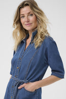 Estelle Denim Dress - Jasper Blue Denim