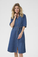 Estelle Denim Dress - Jasper Blue Denim