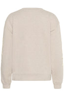 Lovisa Embroidery Sweatshirt - Oat Melange