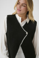 Timmie Knit Vest - Pitch Black