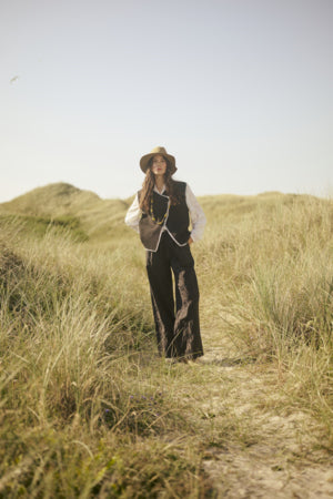 Timmie Knit Vest - Pitch Black