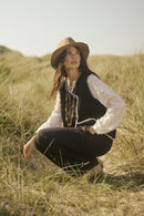 Timmie Knit Vest - Pitch Black