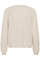 Mela Round Neck Jumper - Oat Melange