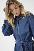 Estelle Denim Dress - Jasper Blue Denim