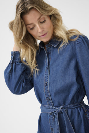 Estelle Denim Dress - Jasper Blue Denim