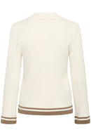 Villea Long Sleeve Polo - Whisper White