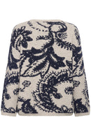 Temikka Print Jumper - Navy Paisley